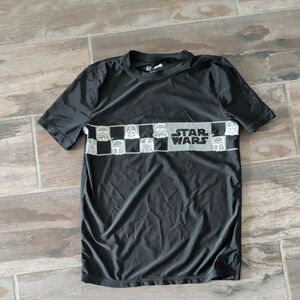 GAP Black Star Wars Logo Swim Tee